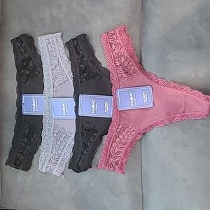 4 Rosa Junio Thongs S/M NWT